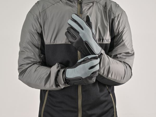 DG-020 パーシャルフィットレザーグローブ グレー