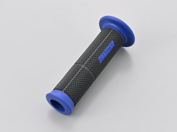Grippy Grip GG-DUAL-BASE2 Through-hole End Black/Blue Length 123mm For Φ22.2 Handlebars