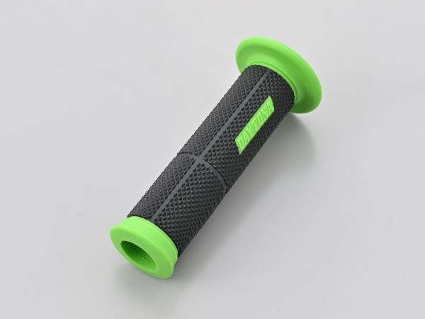 Grippy Grip GG-DUAL-BASE2 Through-hole Ends Black/Green Total Length 123mm For Φ22.2 Handlebars