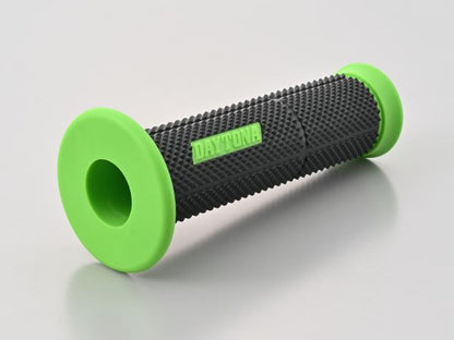Grippy Grip GG-DUAL-BASE2 Through-hole Ends Black/Green Total Length 123mm For Φ22.2 Handlebars