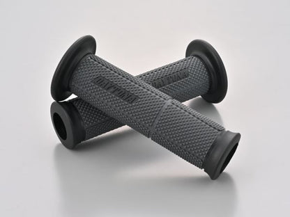 Grippy Grip GG-DUAL-BASE2 Through-End Grey/Black 123mm Length for Φ22.2 Handlebars