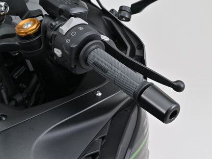 Grippy Grip GG-DUAL-BASE2 Through-End Grey/Black 123mm Length for Φ22.2 Handlebars