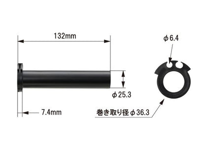 FLATスロットルスリーブ スロットルスペーサー付き YAMAHA-1 汎用