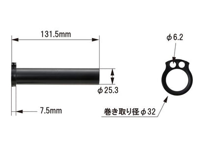 FLATスロットルスリーブ スロットルスペーサー付き KAWASAKI-2 汎用