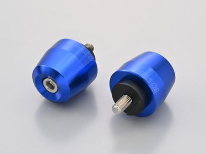 Aluminum Billet Bar Ends for OEM Handlebars, Surface Type, Yamaha M6, Blue
