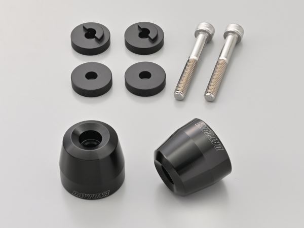 Aluminum Billet Bar Ends for OEM Handlebars, Surface Type, Honda M6, Black