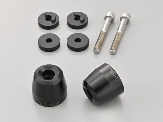Aluminum Billet Bar Ends for OEM Handlebars, Surface Type, Honda M6, Black