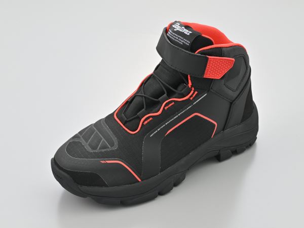 DS-502 R-WPライディングシューズ ブラック/レッド