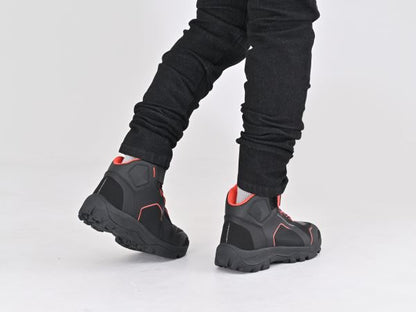 DS-502 R-WPライディングシューズ ブラック/レッド