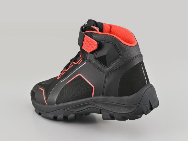 DS-502 R-WPライディングシューズ ブラック/レッド