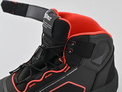 DS-502 R-WPライディングシューズ ブラック/レッド