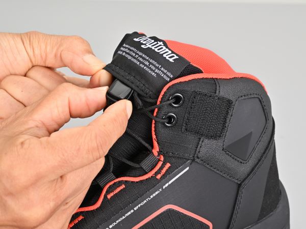 DS-502 R-WPライディングシューズ ブラック/レッド