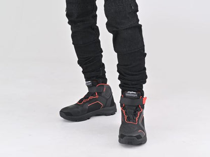 DS-502 R-WPライディングシューズ ブラック/レッド