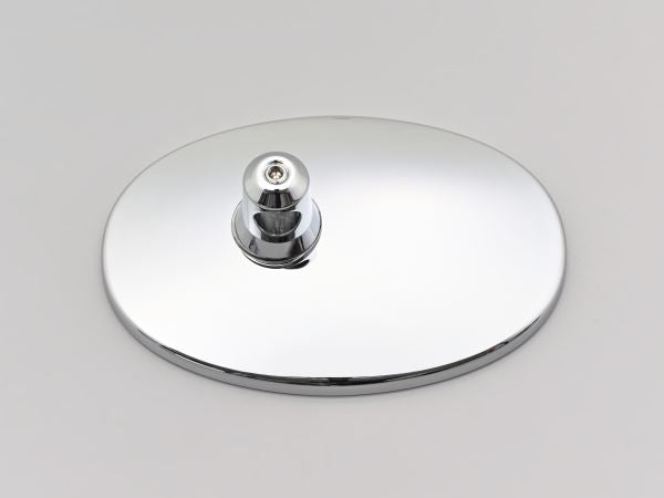 Mirror Housing, Oval, Chrome, 1 pc.