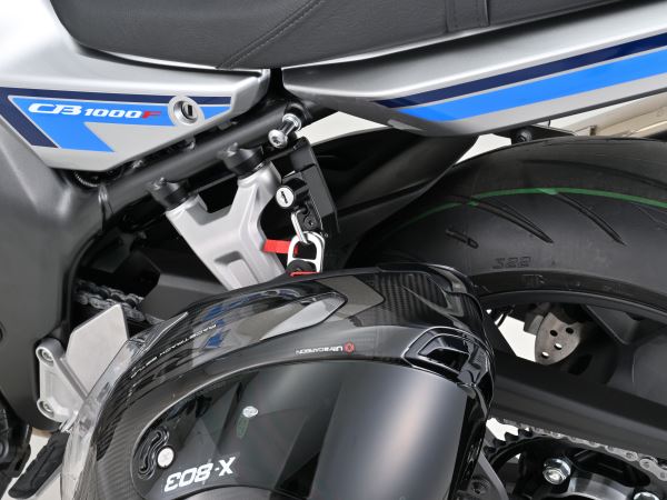 ヘルメットホルダー キータイプ ブラック CB1000F