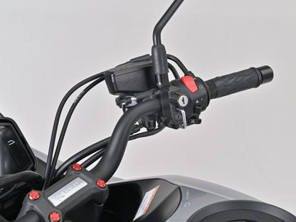 ヘルメットホルダー マスターシリンダークランプタイプ ミラーホルダー付き 汎用