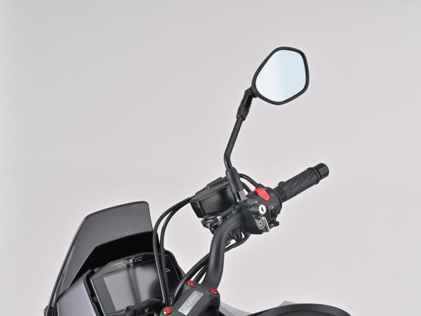 ヘルメットホルダー マスターシリンダークランプタイプ ミラーホルダー付き 汎用