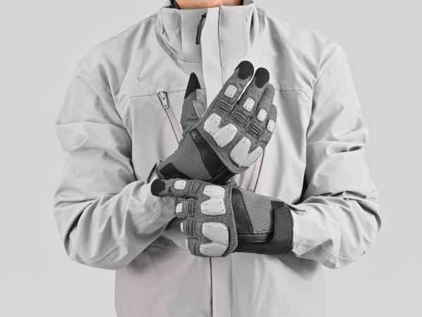 DG-024 リブパッドウィンターグローブ グレー