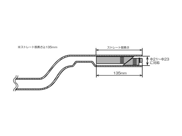 超ヘビーインナーウエイト インチハンドル用 内径Φ21-Φ23 片側330g