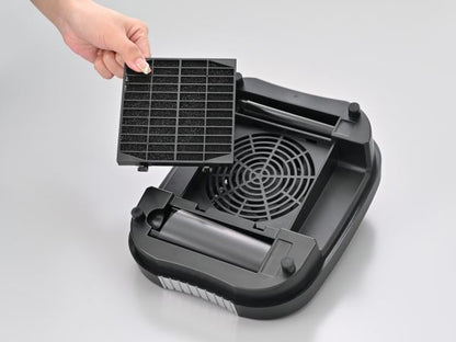 ヘルメット消臭器 リメットターボ ブラック W215×D265×H115mm