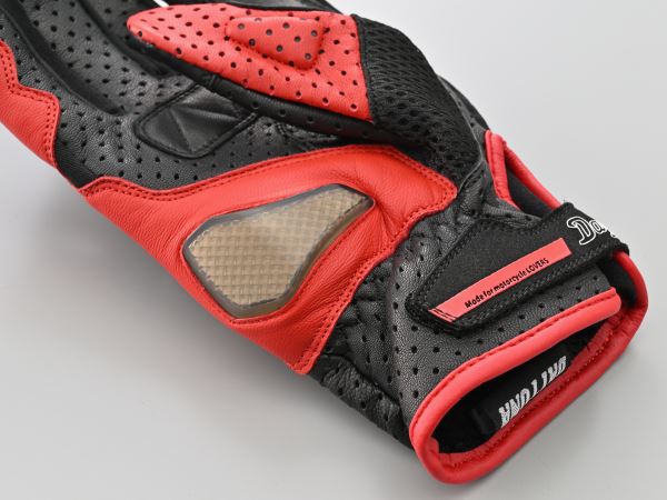 HBG-053 スポーツメッシュグローブ ブラック/レッド