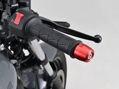 Aluminum Billet Bar End for OEM Handlebar, Surface Type, Kawasaki, M8, Red