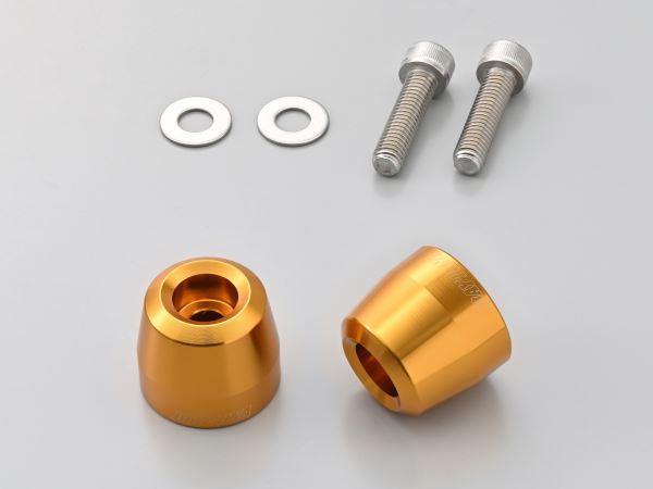 Aluminum Billet Bar Ends for OEM Handlebars, Surface Type, Kawasaki M8, Champagne Gold