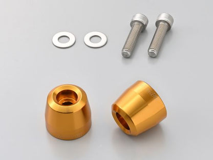 Aluminum Billet Bar Ends for OEM Handlebars, Surface Type, Kawasaki M8, Champagne Gold