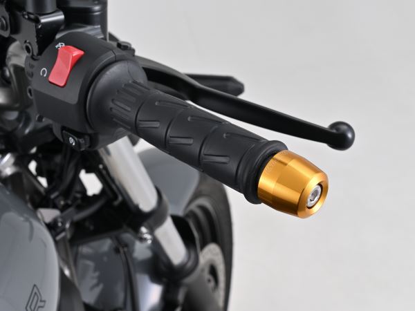 Aluminum Billet Bar Ends for OEM Handlebars, Surface Type, Kawasaki M8, Champagne Gold