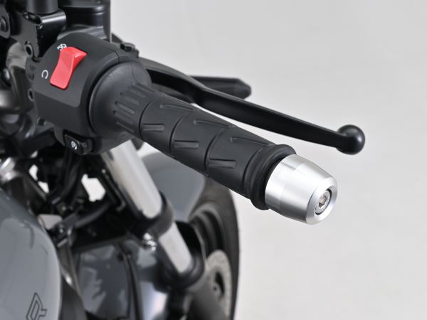 Aluminum Billet Bar Ends Surface for Kawasaki OEM Handlebars M8 Type Silver