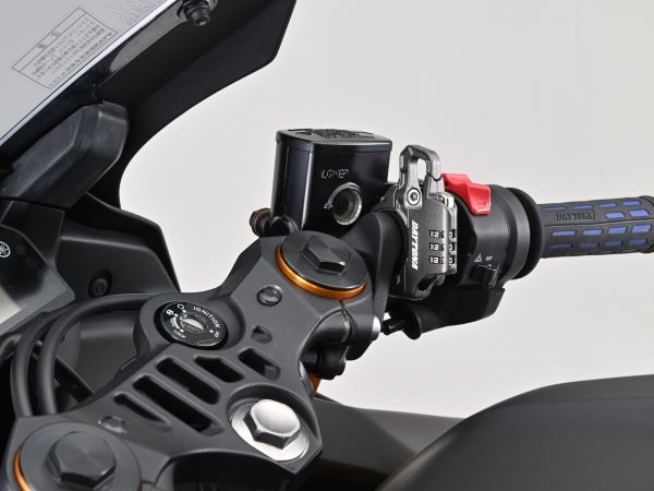 スレンダーヘルメットロック ダイヤルタイプ グレー 幅12mm