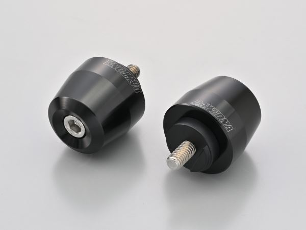 Aluminum Billet Bar Ends for OEM Handlebars, Surface Type, Yamaha M6, Black