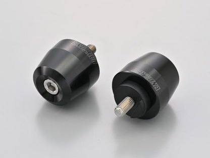 Aluminum Billet Bar Ends for OEM Handlebars, Surface Type, Yamaha M6, Black