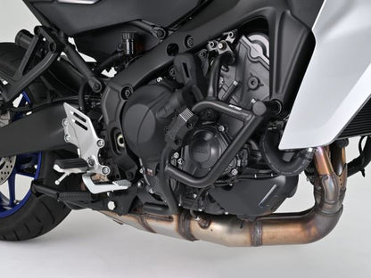 パイプエンジンガード マットブラック Φ25.4 TRACER9 GT/+/+ Y-AMT（'21～'25）