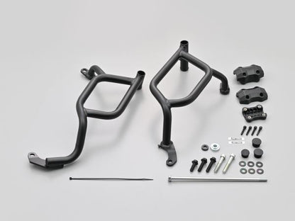 パイプエンジンガード マットブラック Φ25.4 TRACER9 GT/+/+ Y-AMT（'21～'25）