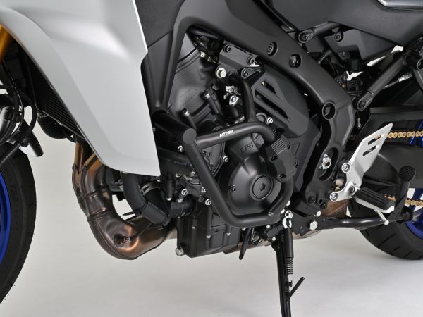 パイプエンジンガード マットブラック Φ25.4 TRACER9 GT/+/+ Y-AMT（'21～'25）