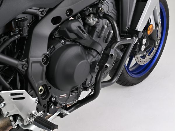 パイプエンジンガード マットブラック Φ25.4 TRACER9 GT/+/+ Y-AMT（'21～'25）