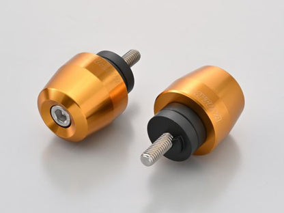 Aluminum Billet Bar Ends for OEM Handlebar, Surface Type, Honda M6, Champagne Gold
