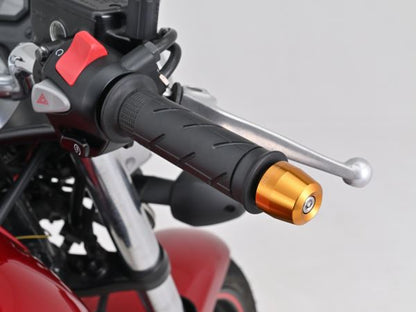 Aluminum Billet Bar Ends for OEM Handlebar, Surface Type, Honda M6, Champagne Gold