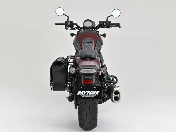 サドルバッグサポート ベルトループ一体型 マットブラック レブル1100