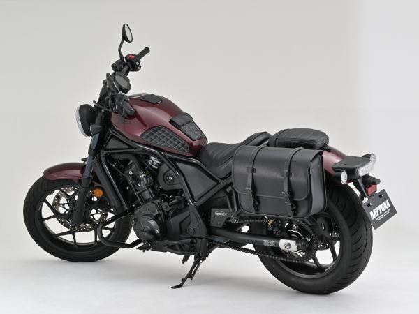 サドルバッグサポート ベルトループ一体型 マットブラック レブル1100