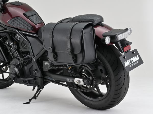 サドルバッグサポート ベルトループ一体型 マットブラック レブル1100