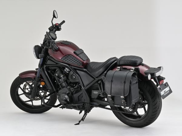 サドルバッグサポート ベルトループ一体型 マットブラック レブル1100