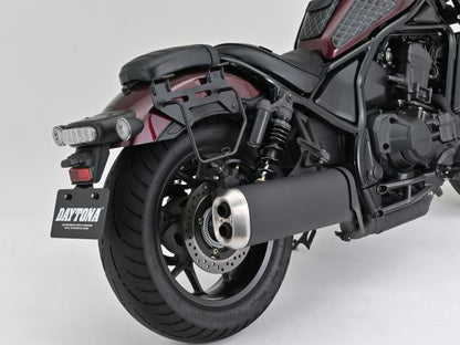 サドルバッグサポート ベルトループ一体型 マットブラック レブル1100
