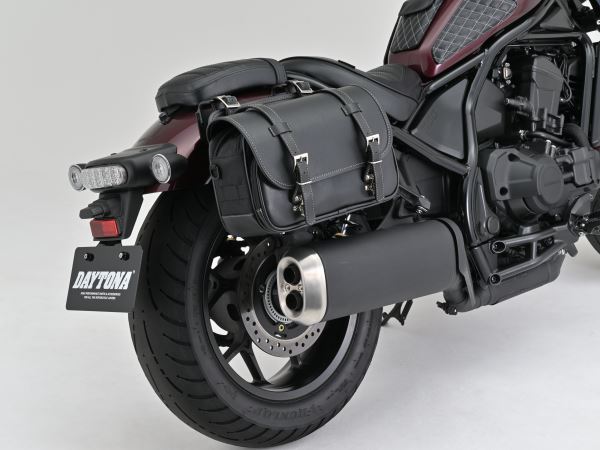 サドルバッグサポート ベルトループ一体型 マットブラック レブル1100