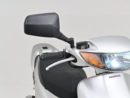 ハイビジミラー GXミラー スクエア ブルー M8正ネジ 片側1個入り