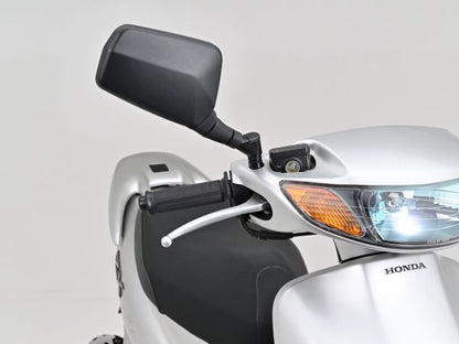 ハイビジミラー GXミラー スクエア ゴールド M8正ネジ 片側1個入り
