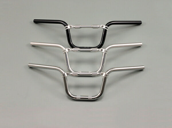 Ride Bar 2 Semi-Up Handlebar Silver for Monkey/Gorilla