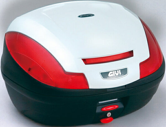 GIVI ジビ モノロックケース E470B906D パールホワイト塗装 ストップランプ無