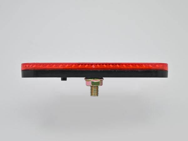 ユニバーサルリフレクター レッド ラウンドコーナー/M6ボルト取付タイプ